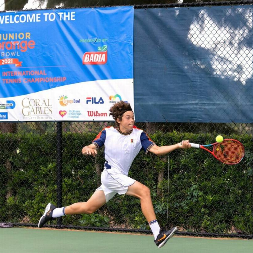 Laurel Springs’ Alejandro Arcila Wins International Boys’ 14s Jr. Orange Bowl Tennis Competition