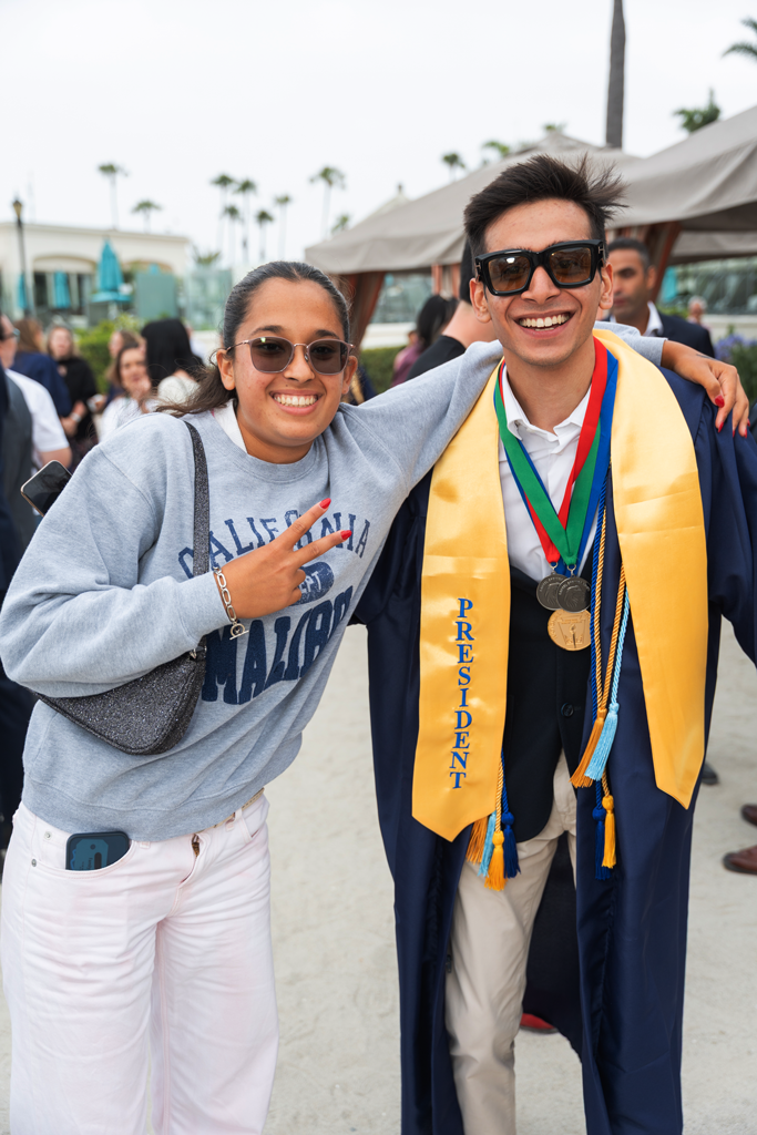Class of 2025 graduates celebrating their achievements and future college plans