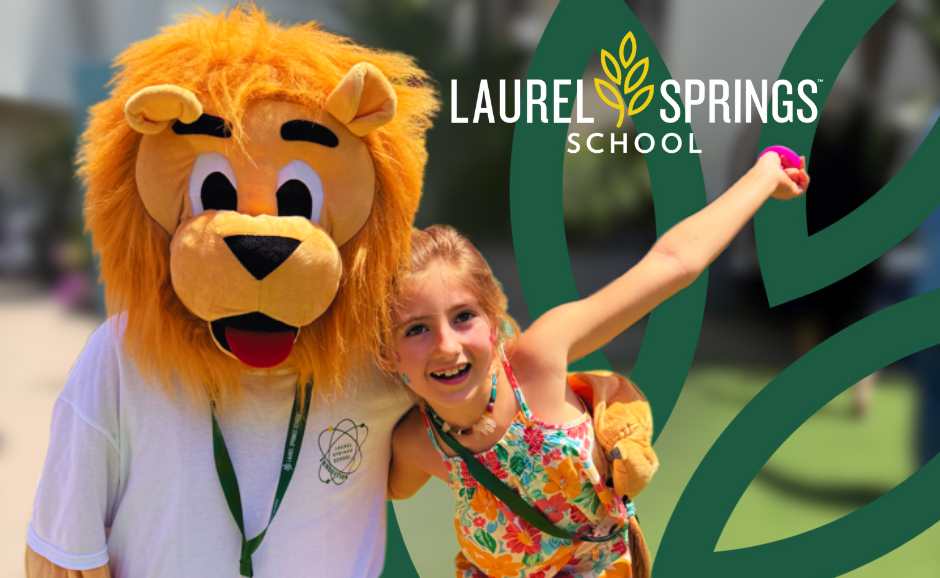 LSS Student with Mascot